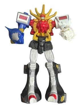 Power Rangers Retrofire Wild Force Megazord Super Legends 2008 6” Figure